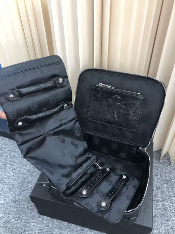 Torba za kozmetiku i nakit u obliku križa, vintage koža, prijenosna, za kućnu upotrebu, koža prvog sloja, unisex