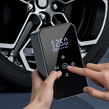 Automobilska pumpa za gume s digitalnim zaslonom, 12V, 80W, 35 L/min, USB punjenje