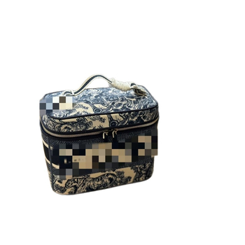 Putna kozmetička torbica, platnena tkanina, otisak slova, podstava od pamuka, gradski stil jednostavnosti, otporna na habanje (Materijal: Platno; Uzorak: Slova; Podstava: Pamuk; Stil: Gradska jednostavnost; Otporna na habanje)
