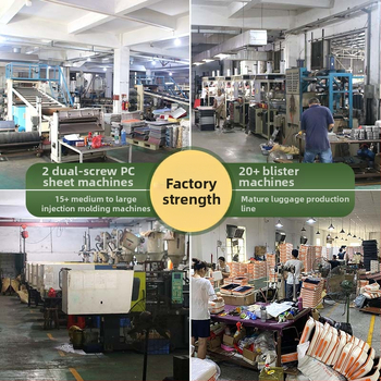 Karikatúra aranyos kozmetikai neszesszer bővíthető réteggel — ABS+PC, cipzáras nyitás, geometrikus mintázat, vízálló, hordozható sminktároló