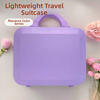 Sminktároló ABS anyagból, cipzárral, kerekek nélkül, 700 g, hagyományos kombinációs zár