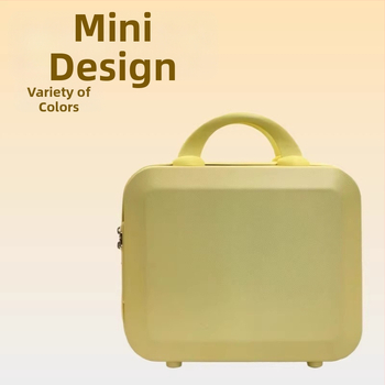 Sminktároló ABS anyagból, cipzárral, kerekek nélkül, 700 g, hagyományos kombinációs zár