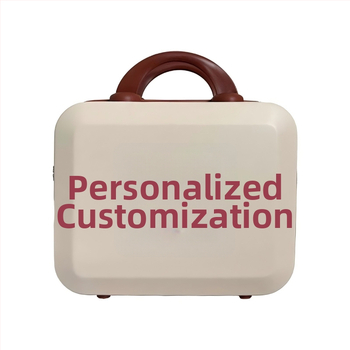 Sminktároló ABS anyagból, cipzárral, kerekek nélkül, 700 g, hagyományos kombinációs zár