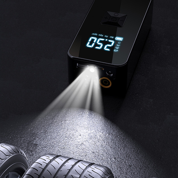 Bežična prijenosna automobilska pumpa s digitalnim zaslonom, USB punjenje, protok zraka 35 L/min, snaga ispod 80 W, težina 465 g