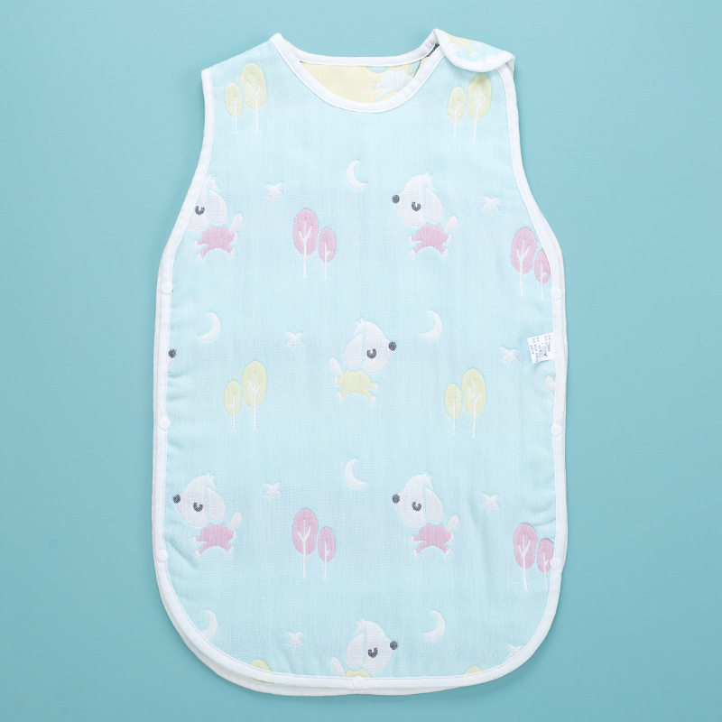 Baba alvózsák ujjatlan mellényes újszülötteknek, nyári könnyű takaró, poliészter rostanyag, töltet rost