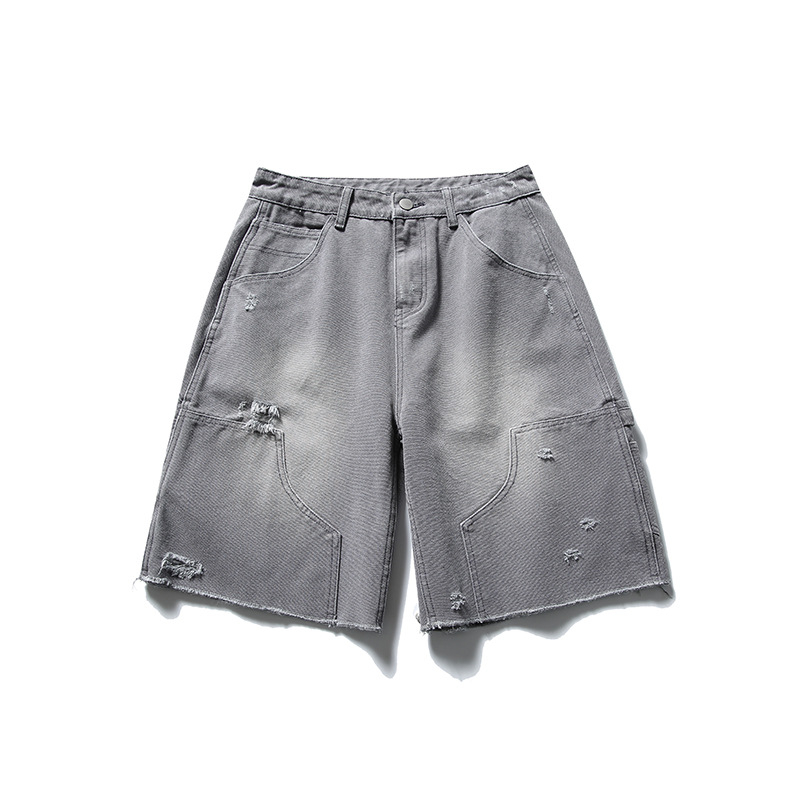 Traper kratke hlače, slobodan kroj, pamuk-denim, 80% pamuk, lagana rastezljivost, za ljeto