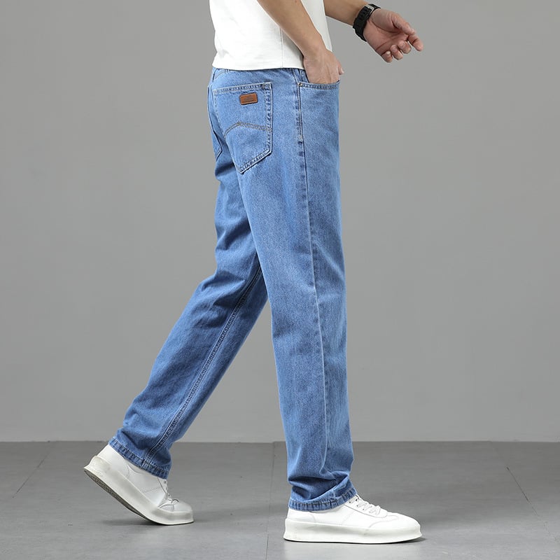 Džinsice - ravni kroj, niski pojas, zip, visoka elastičnost, korejski stil