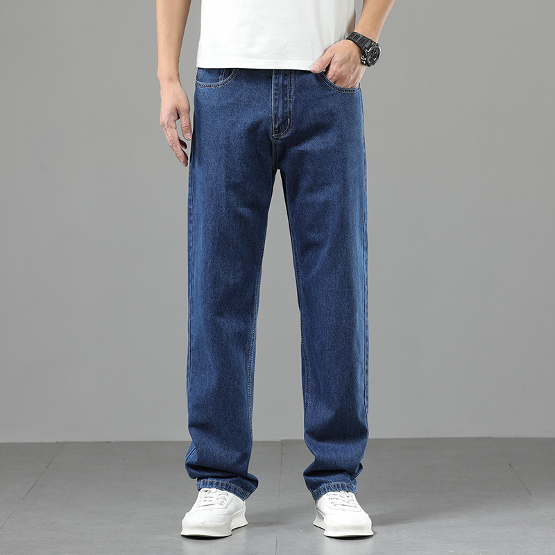 Džinsice - ravni kroj, niski pojas, zip, visoka elastičnost, korejski stil