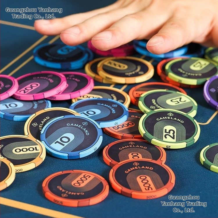 Keramické žetóny Texas Hold'em – vysoká trieda, bez vlastného nastavenia