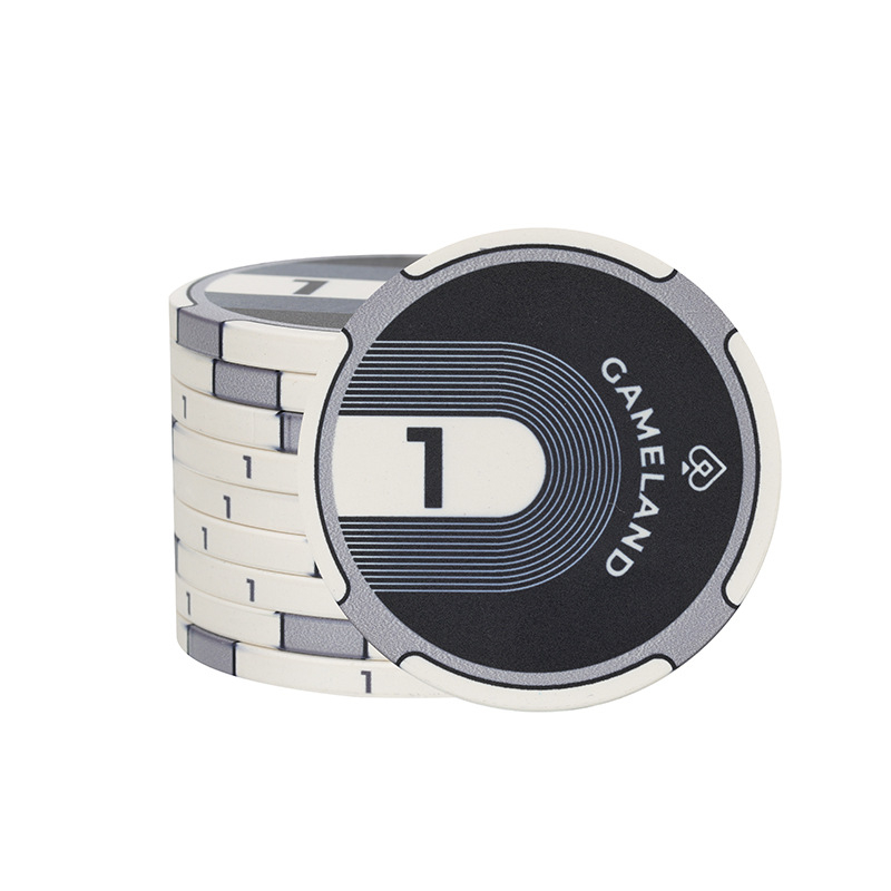 Texas Hold'em kerámia zsetonok – magas minőségű, testreszabás nélkül