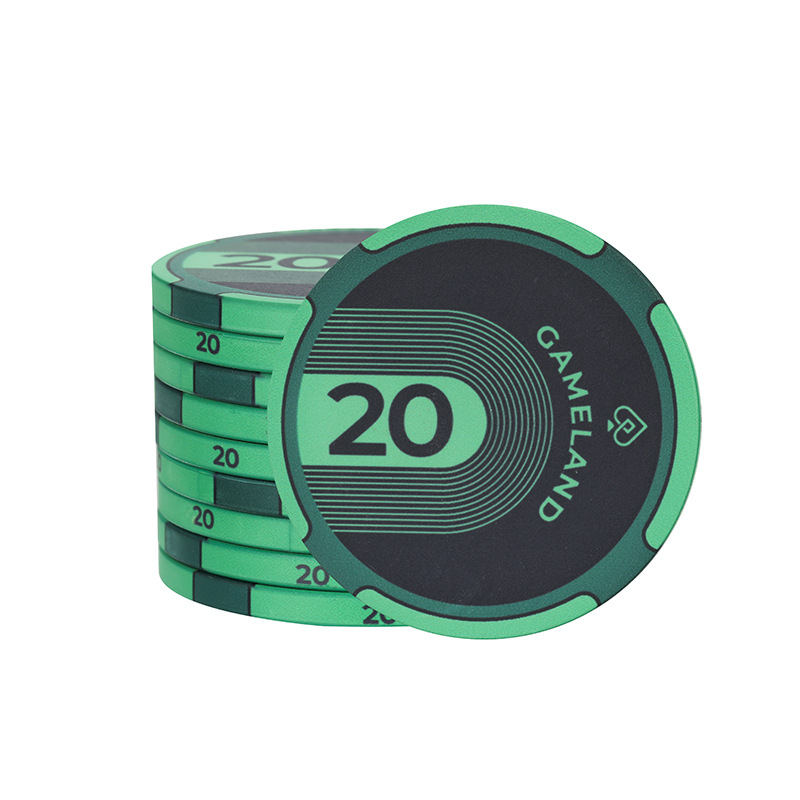 Texas Hold'em kerámia zsetonok – magas minőségű, testreszabás nélkül