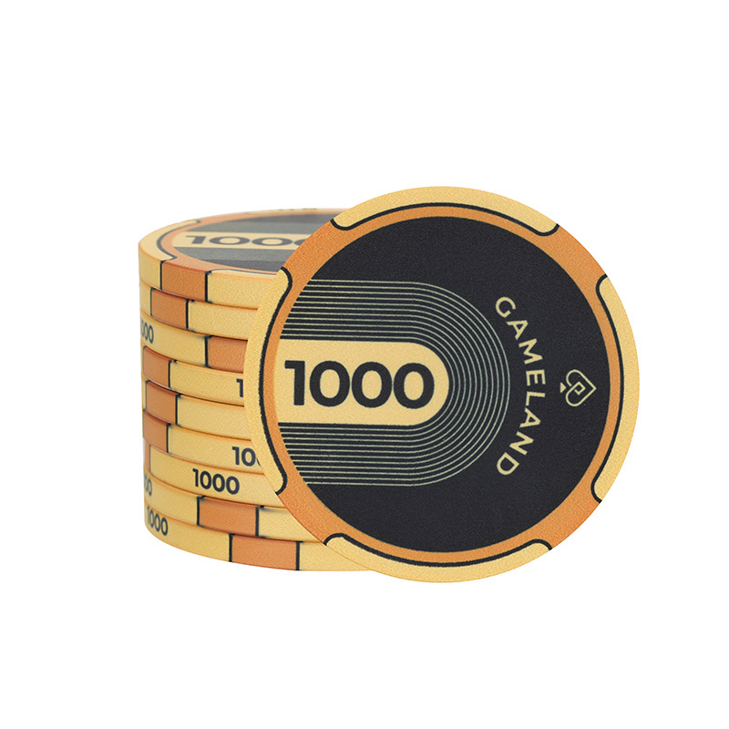 Texas Hold'em kerámia zsetonok – magas minőségű, testreszabás nélkül