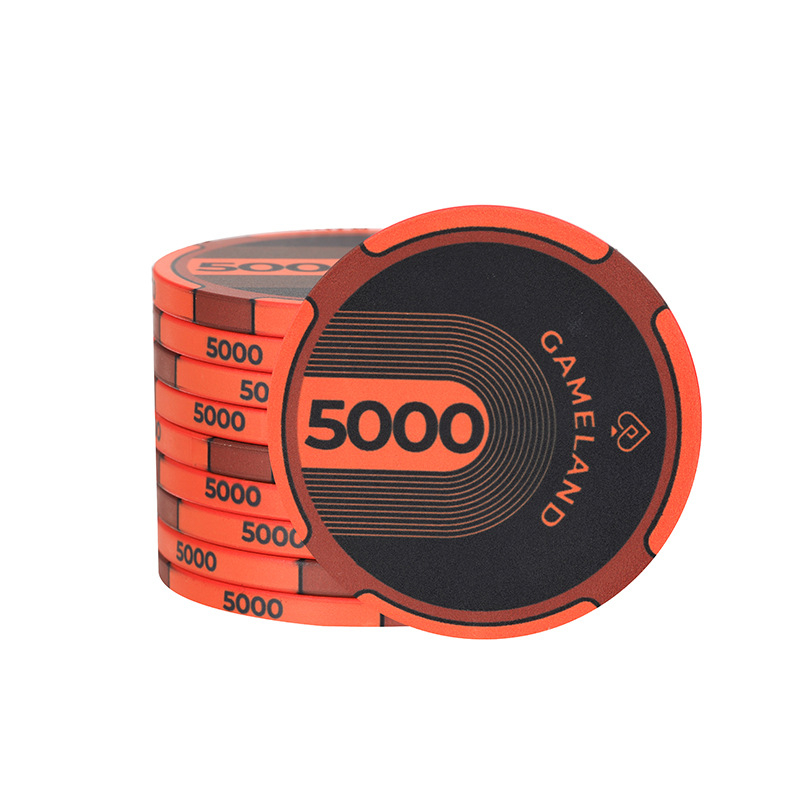 Texas Hold'em kerámia zsetonok – magas minőségű, testreszabás nélkül