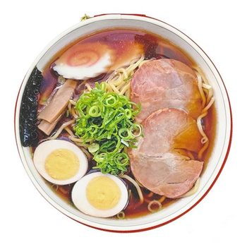 Japán-stílusú Shin-Chan rajzfilm sminktáska, ramen tál formájú, PU anyagú, otthoni tárolásra és utazásokhoz