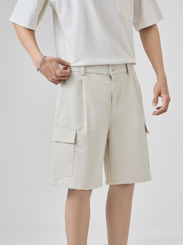 Muške traper kratke hlače, labav kroj, ulični stil, ljeto, 62,2% pamuk, APOCRITA'S F608