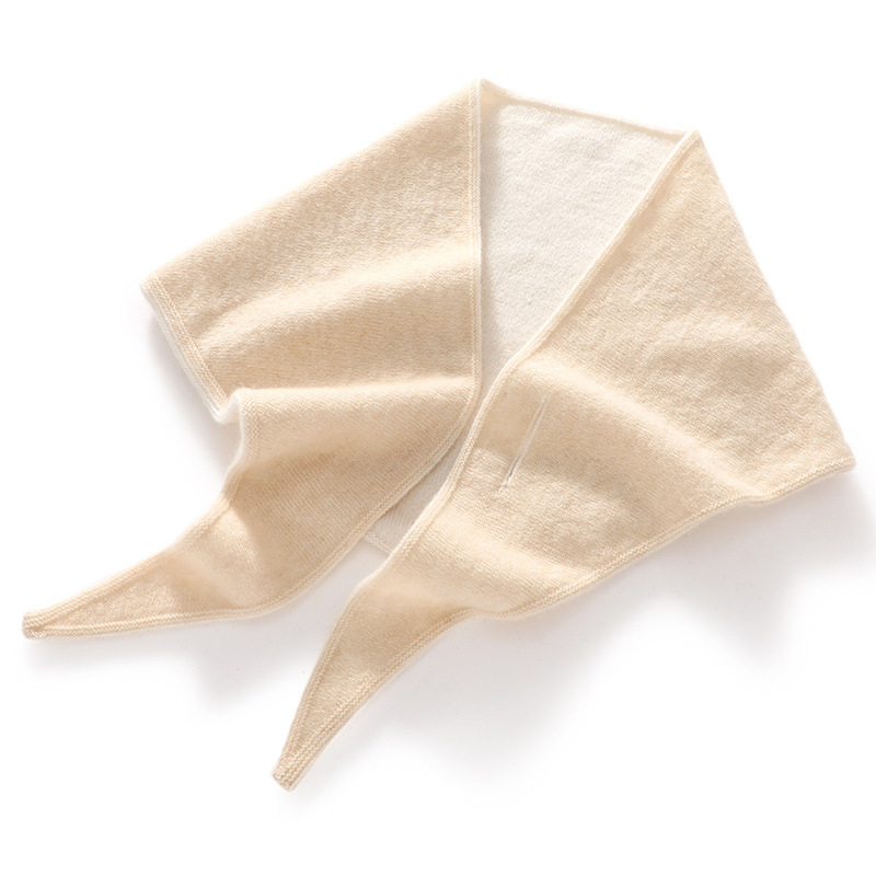 Τρίγωνος φουλάρι κασμίρι για τον χειμώνα – warp-knit ύφανση, 31–50% κασμίρι, διατηρεί τη ζεστασιά