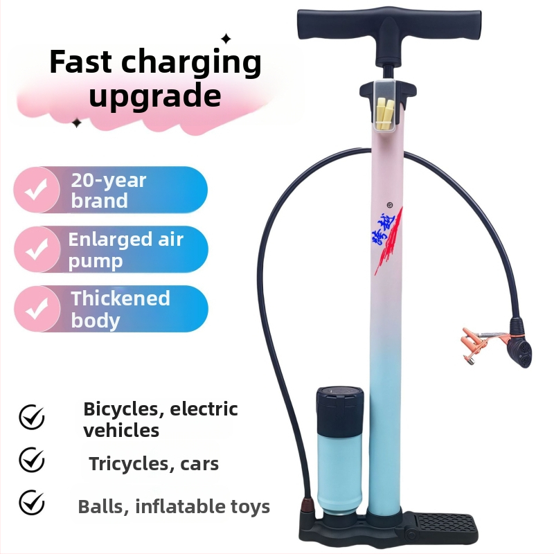 Ručná vzduchová pumpa pre elektrické autá, bicykle a trojkolesové vozidlá