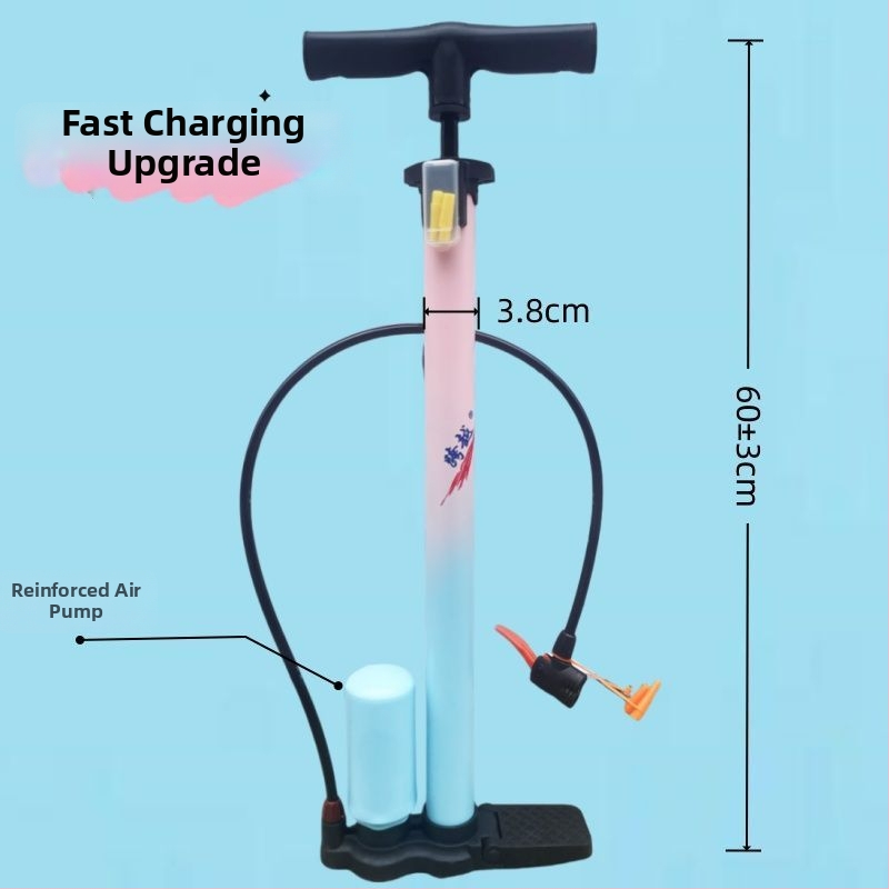 Kézi levegőpumpa elektromos autókhoz, kerékpárokhoz és triciklikhez