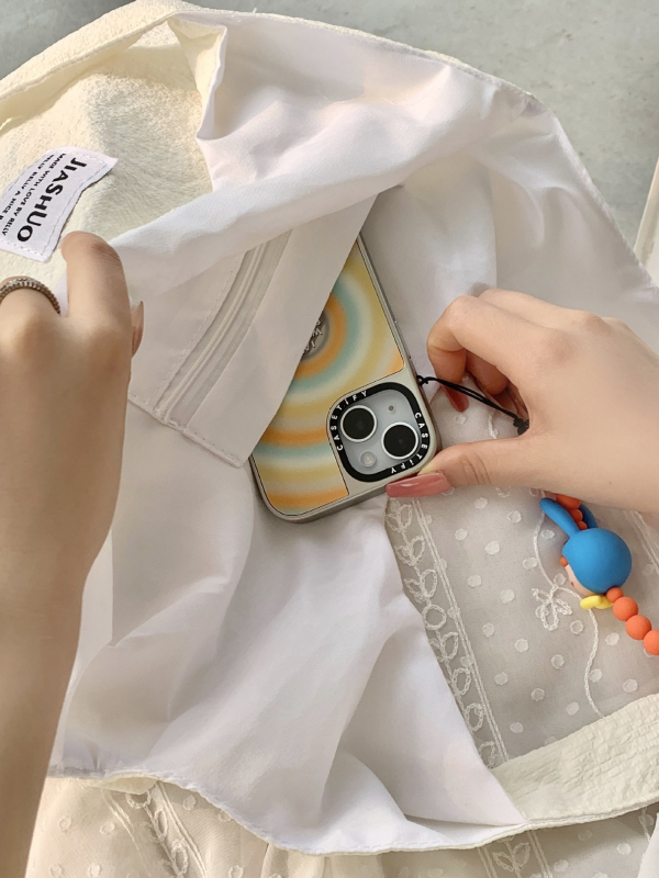 Torba za studente – poliester, uspravni kvadratni oblik, otvaranje s otvorom, unutarnji džep za telefon, dvostruke naramenice