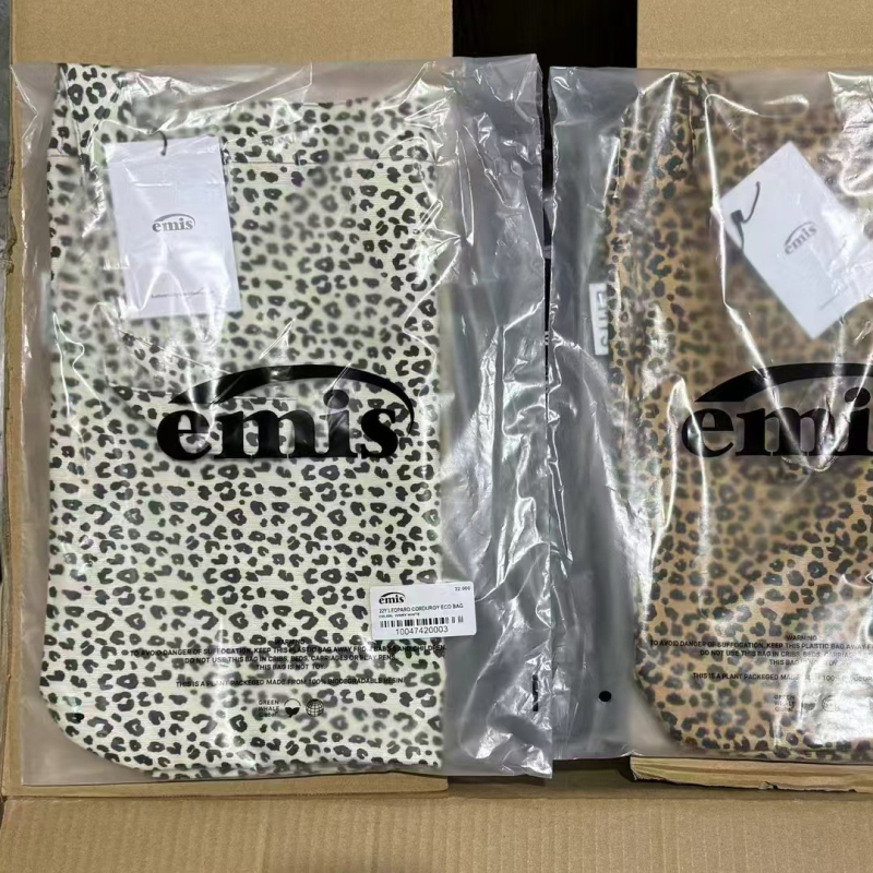 Platnena torba s leopard printom, crossbody torba, velika kapaciteta, horizontalni kvadratni oblik