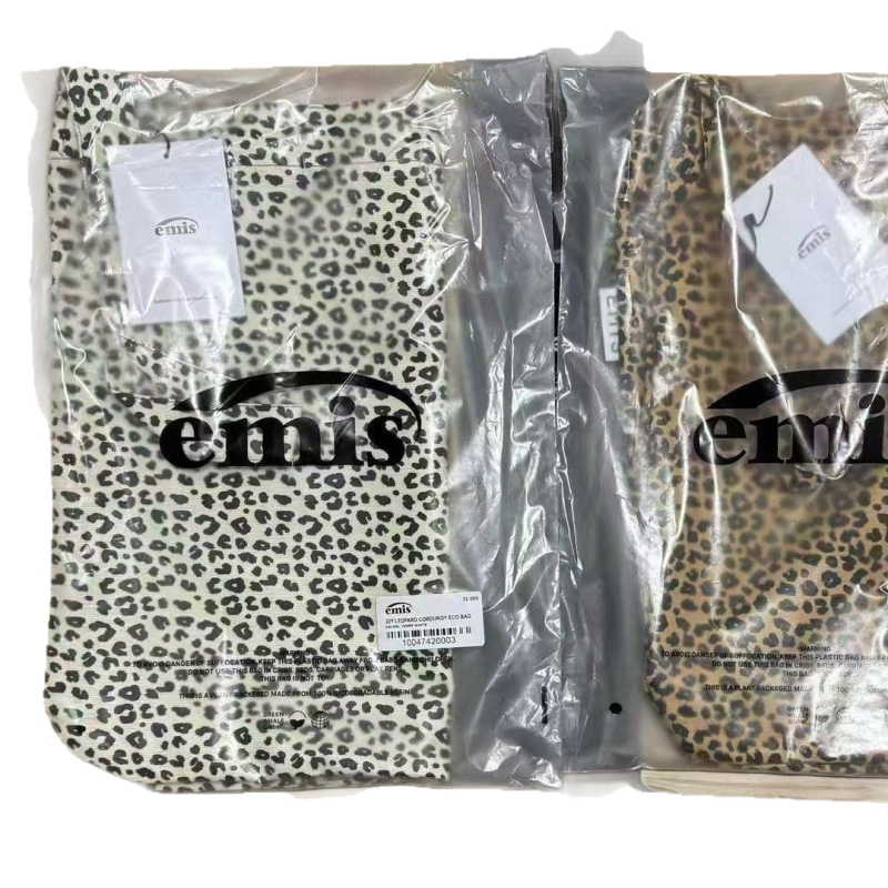 Platnena torba s leopard printom, crossbody torba, velika kapaciteta, horizontalni kvadratni oblik