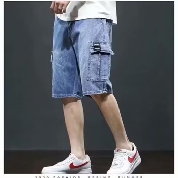 Muške kratke hlače od poliestera – opušten kroj, sportski stil, 50% poliester, originalni dizajn
