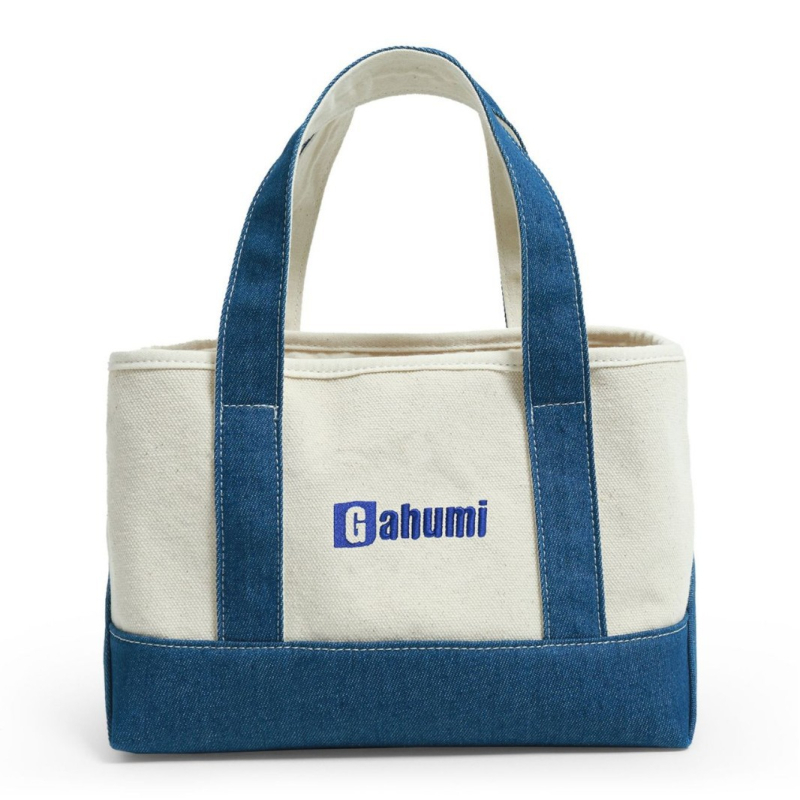 Geantă Tote din pânză patchwork — 20A pânză groasă, logo prin serigrafie, personalizabilă, buzunar interior cu fermoar, bază, stil geantă de mână