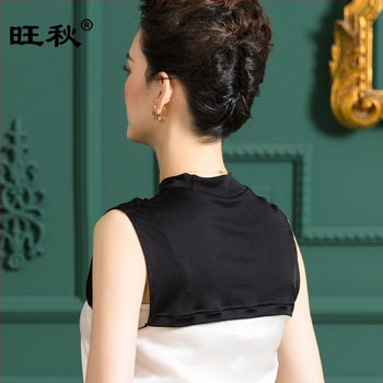 Șal tricotat din mătase, respirabil, căptușit cu mătase, monocrom, Lansare vară 2025