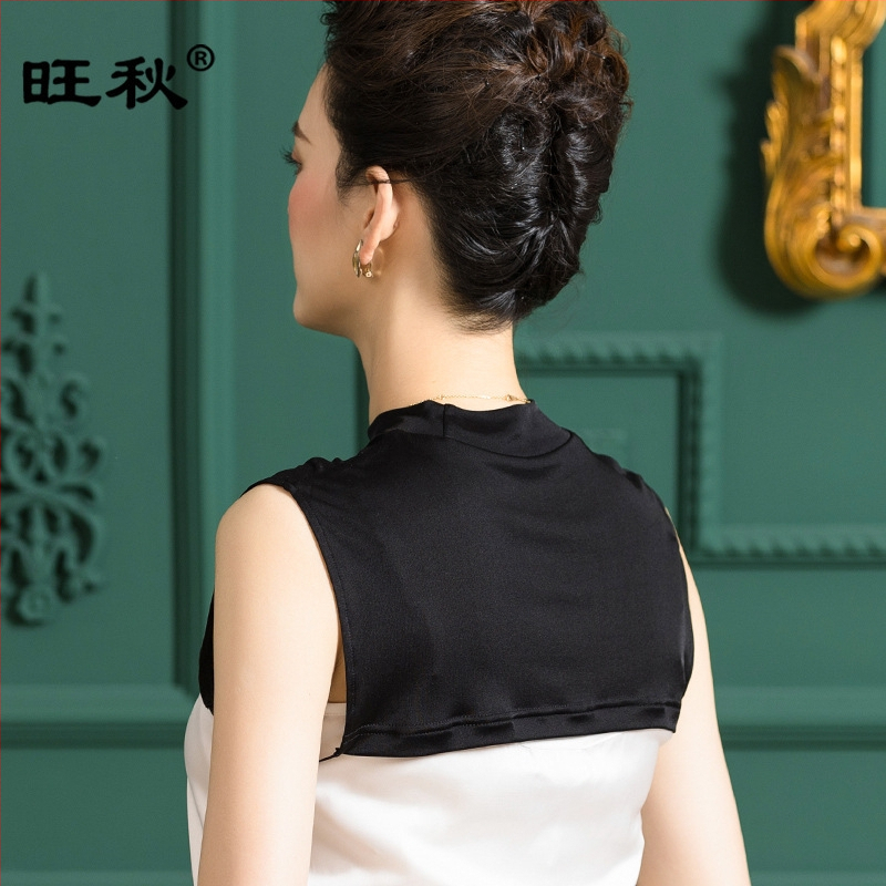 Șal tricotat din mătase, respirabil, căptușit cu mătase, monocrom, Lansare vară 2025