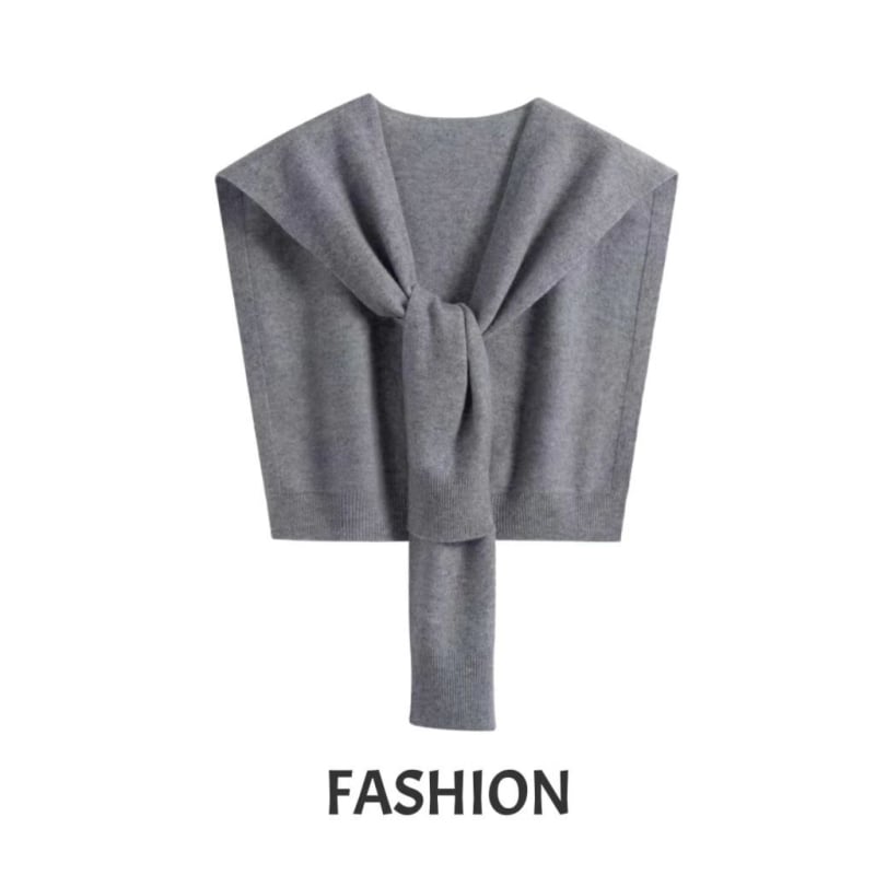 Vuneni pleteni šal, jednofaran uzorak, warp tkanje, jacquard obrada, lagani luksuzni stil, srednja duljina