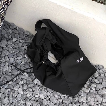 Geantă crossbody, stil unisex, material nylon, căptușeală din bumbac, pentru călătorii de agrement