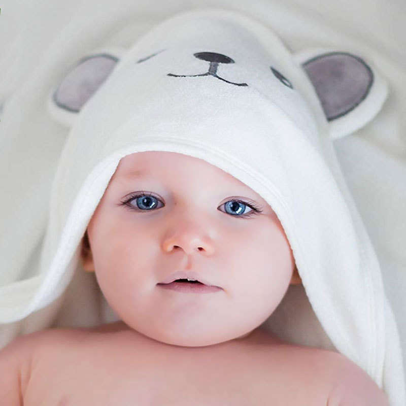 Dječji ručnik za kupanje s kapuljačom od koralnog fleksa, nosiv kao prekrivač, višefunkcionalna dječja deka (1-3 godine)