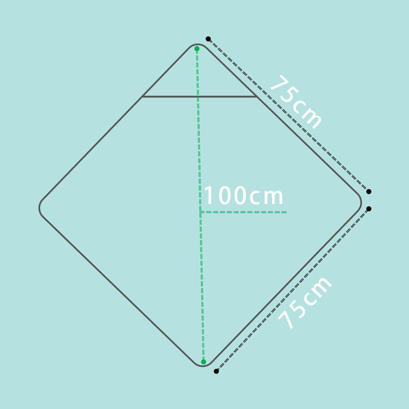 Dječji ručnik za kupanje s kapuljačom od koralnog fleksa, nosiv kao prekrivač, višefunkcionalna dječja deka (1-3 godine)
