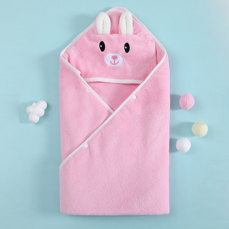 Dječja deka od koralnog fleksa, 200–300 g, pogodna za novorođenčad do 6 godina, crtani stil, sve sezone