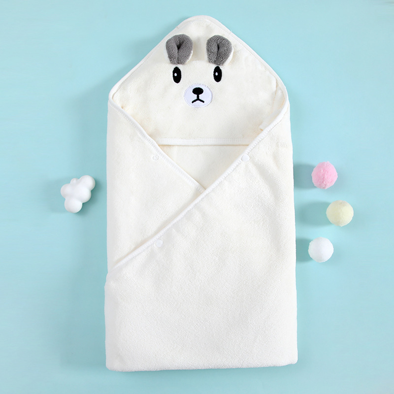 Dječja deka od koralnog fleksa, 200–300 g, pogodna za novorođenčad do 6 godina, crtani stil, sve sezone