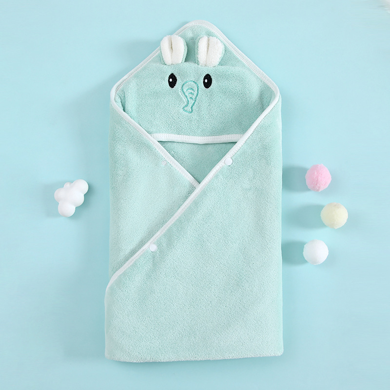 Dječja deka od koralnog fleksa, 200–300 g, pogodna za novorođenčad do 6 godina, crtani stil, sve sezone