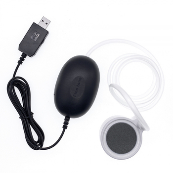 USB захранвана въздушна помпа за домашен аквариум, безшумна, регулируем обем на въздуха, преносима