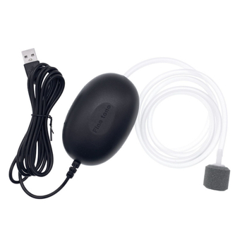 USB захранвана въздушна помпа за домашен аквариум, безшумна, регулируем обем на въздуха, преносима