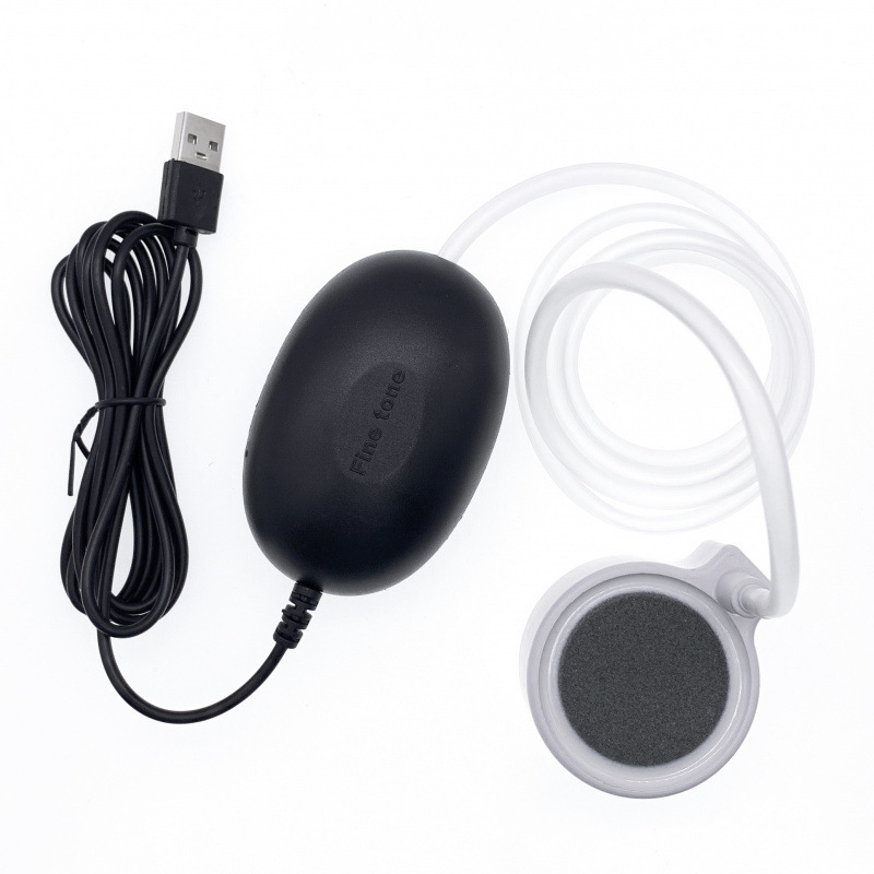 USB захранвана въздушна помпа за домашен аквариум, безшумна, регулируем обем на въздуха, преносима