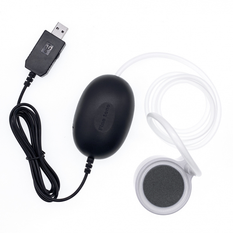 USB захранвана въздушна помпа за домашен аквариум, безшумна, регулируем обем на въздуха, преносима