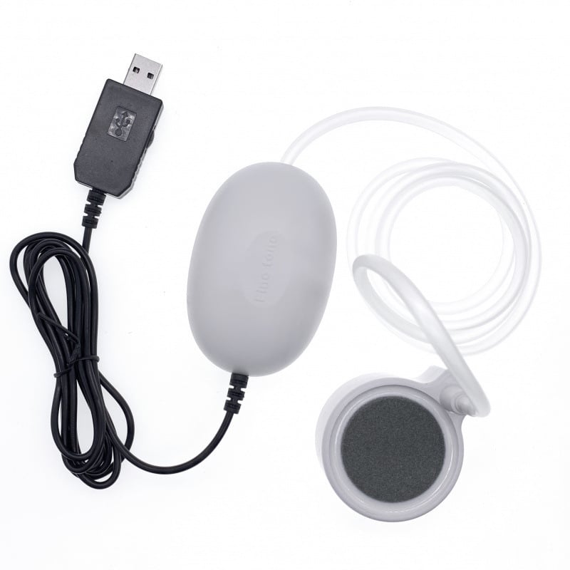 USB захранвана въздушна помпа за домашен аквариум, безшумна, регулируем обем на въздуха, преносима