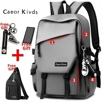 Unisex Oxford Laptop Backpack SJ006 – Αδιάβροχο, Προστασία από Κλοπή, Μεγάλη Χωρητικότητα για Σχολείο