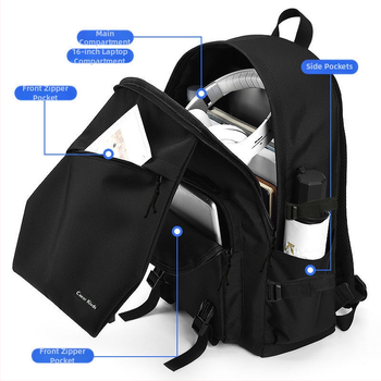 Unisex Oxford Laptop Backpack SJ006 – Αδιάβροχο, Προστασία από Κλοπή, Μεγάλη Χωρητικότητα για Σχολείο