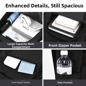 Unisex Oxford Laptop Backpack SJ006 – Αδιάβροχο, Προστασία από Κλοπή, Μεγάλη Χωρητικότητα για Σχολείο