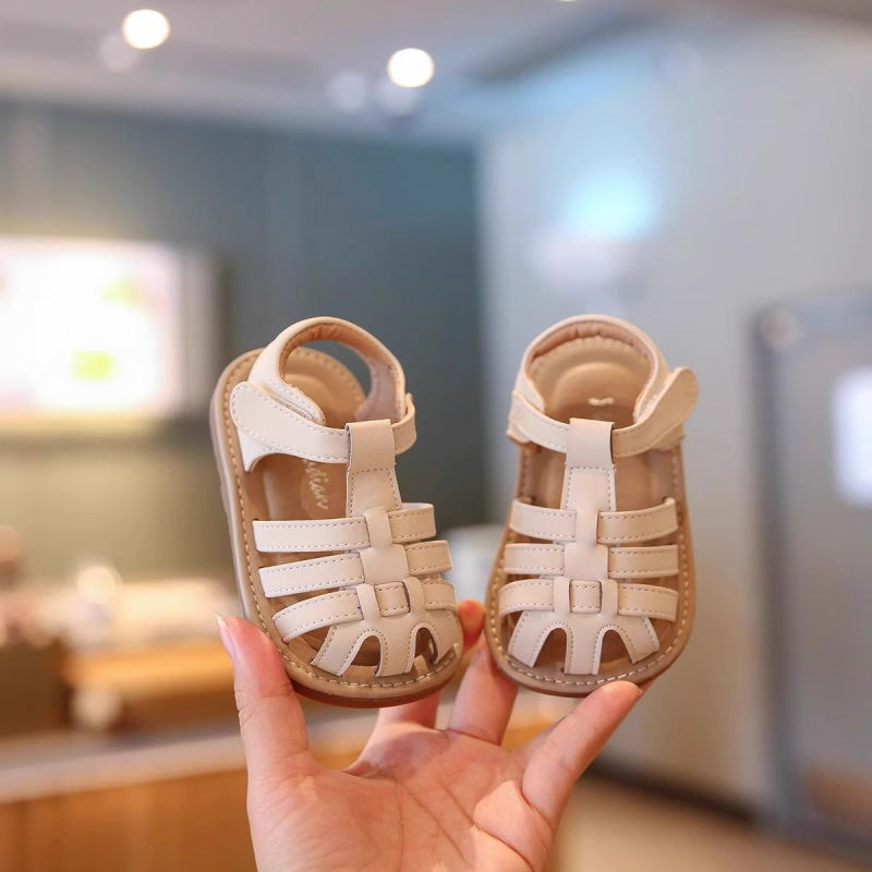 Kisgyerekeknek szandál Velcro-zárással, felső része szintetikus bőrből, nyár, 12-36 hónapos és 24-48 hónapos korcsoportok
