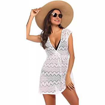 Ženska čipkasta kimono bluza, V izrez, 3/4 rukav, pulover stil, poliester čipkasta tkanina (90–95% poliester)
