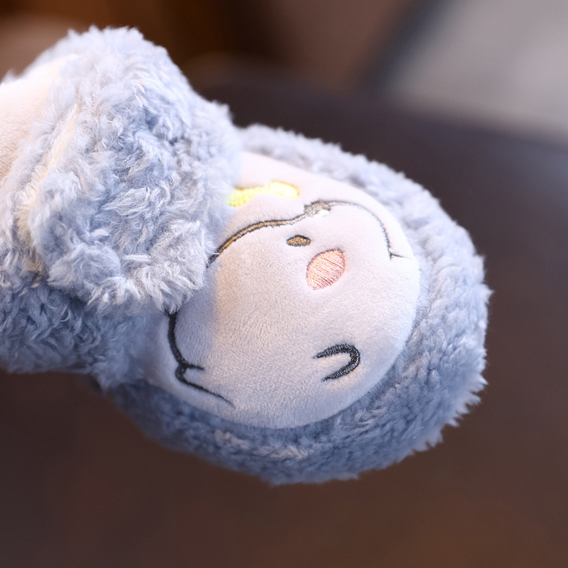 Dječje zimske cipele s mekim potplatom, Velcro zatvaranje, gornji dio od reciklirane kože, cartoon uzorak, za dobnu skupinu 12–36 mjeseci