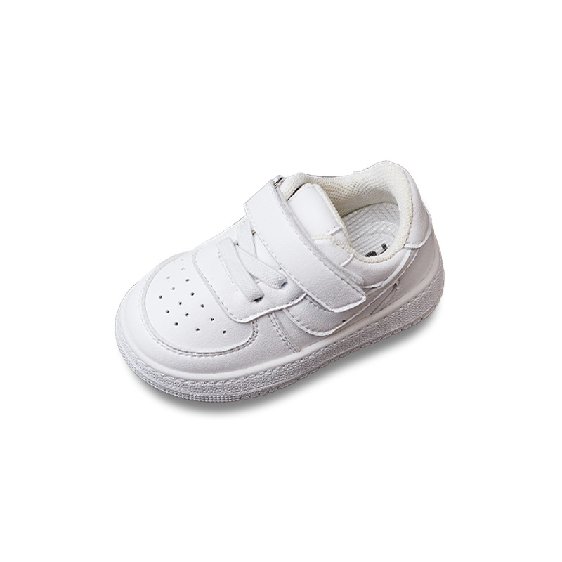 Pantofi sport unisex pentru copii 12–36 luni, partea superioară din piele Ultrafilm, închidere Velcro, respirabili și anti-derapare