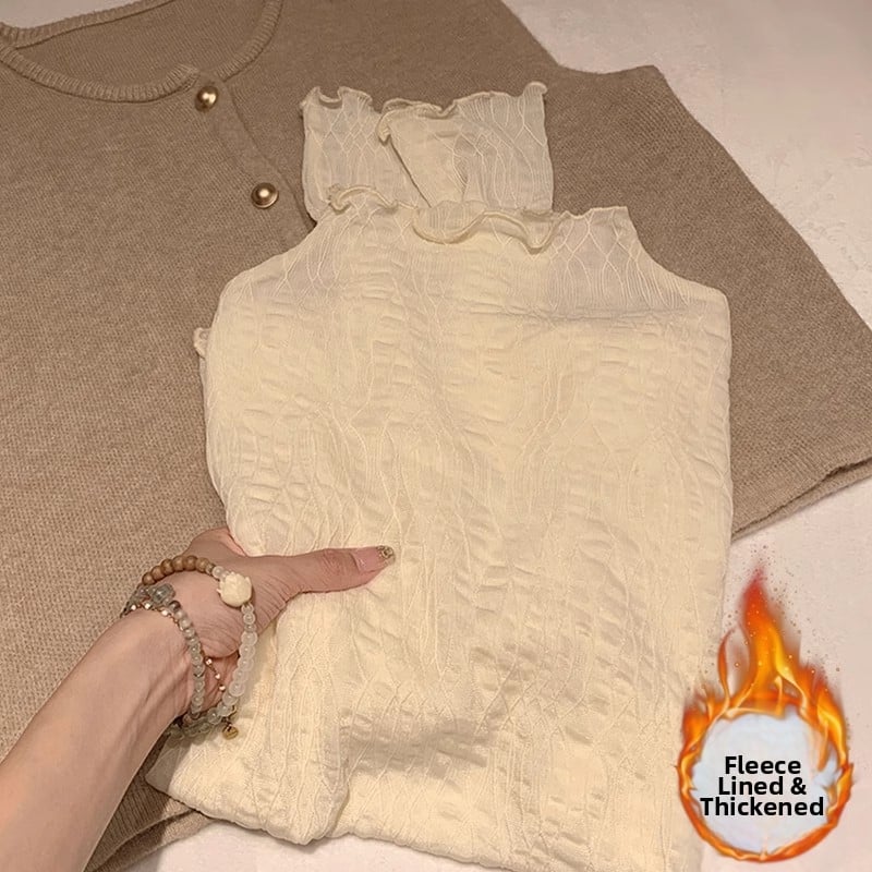 Топ с мрежеста дантела и бродерия, кръгло деколте, дълги ръкави, свободен силует, памук-вискозна смес