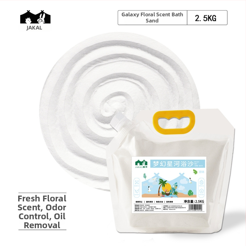 Hörcsög és csincsilla fürdőhomok – 2-in-1 fürdőhomok sterilizálással és dezodorálással